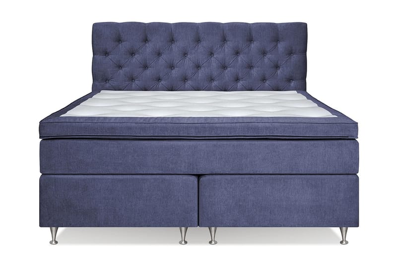 Joluma Sängpaket Fast 160x200 cm - (+Fler val) 160x200 cm Mörkblå - Products - Möbler - Säng - Enkelsäng