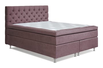 Joluma Sängpaket Fast 180x200 cm - (+Fler val) 180x200 cm Mörkrosa - Products - Möbler - Säng - Kontinentalsäng