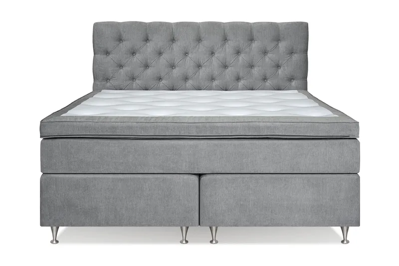 Joluma Sängpaket Fast 180x200 cm - Grå - Products - Möbler - Säng - Kontinentalsäng