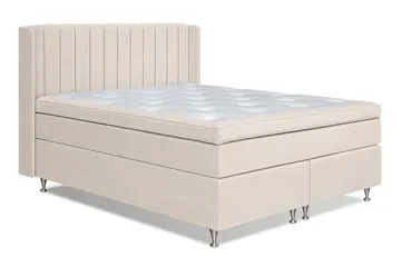 Joluma Sängpaket Medium 180x200 cm - (+Fler val) 180x200 cm Ljusbeige - Products - Möbler - Säng - Kontinentalsäng