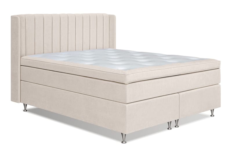Joluma Sängpaket Medium 180x200 cm - (+Fler val) 180x200 cm Ljusbeige - Products - Möbler - Säng - Kontinentalsäng