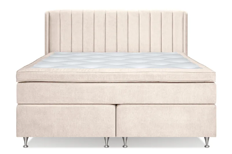 Joluma Sängpaket Medium 180x200 cm - (+Fler val) 180x200 cm Ljusbeige - Products - Möbler - Säng - Kontinentalsäng