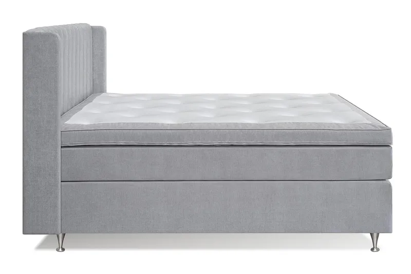 Joluma Sängpaket Medium 180x200 cm - (+Fler val) 180x200 cm Ljusgrå - Products - Möbler - Säng - Kontinentalsäng