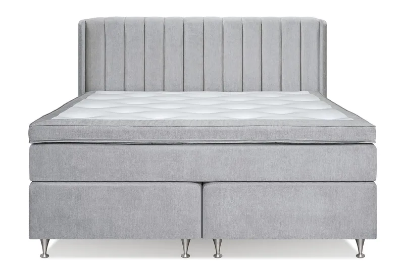 Joluma Sängpaket Medium 180x200 cm - (+Fler val) 180x200 cm Ljusgrå - Products - Möbler - Säng - Kontinentalsäng