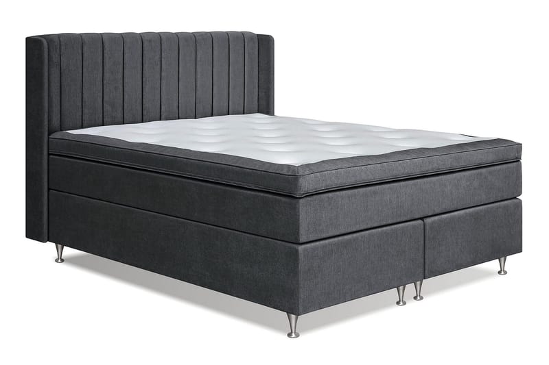 Joluma Sängpaket Medium 180x200 cm - (+Fler val) 180x200 cm Mörkgrå - Products - Möbler - Säng - Kontinentalsäng