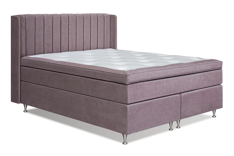 Joluma Sängpaket Medium 180x200 cm - (+Fler val) 180x200 cm Mörkrosa - Products - Möbler - Säng - Kontinentalsäng