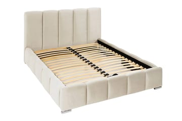 Cleaton Sängram 180x200 cm med Förvaring HVILA Pocketresårmadrass och Bäddmadrass i Polysterskum med Tvättbar klädsel - Grå/Vit - Products - Möbler - Säng - Komplett sängpaket