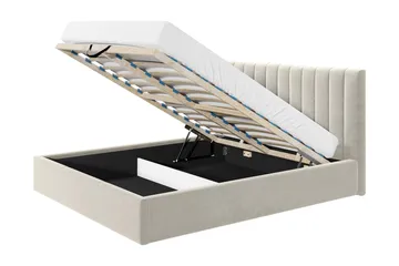 Laargard / Cosmo Sängram 120x200 cm - Grå - Products - Möbler - Säng - Sängram & sängstomme