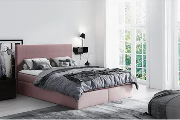 Laargard Kontinentalsäng medFörvaring 140x200 - Rosa - Products - Möbler - Säng - Säng med förvaring