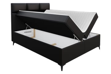Leckersbo Komplett Sängpaket Kontinentalsäng med förvaring 140x200 cm - Svart - Products - Möbler - Säng - Komplett sängpaket
