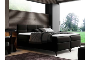 Leckersbo Komplett Sängpaket Kontinentalsäng med förvaring 180x200 cm - Svart - Products - Möbler - Säng - Komplett sängpaket