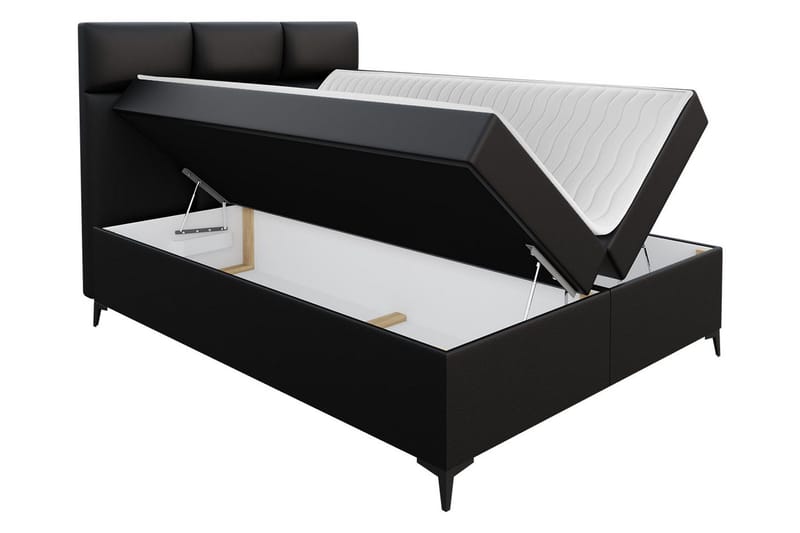 Leckersbo Komplett Sängpaket Kontinentalsäng med förvaring 200x200 cm - Röd - Products - Möbler - Säng - Komplett sängpaket