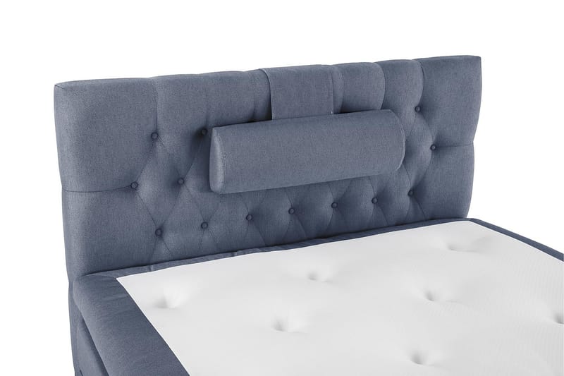 Lucky Komplett Sängpaket 120x200 Memory Diamant Sänggavel - Nackkudde Stor Mörkblå - Products - Möbler - Säng - Enkelsäng