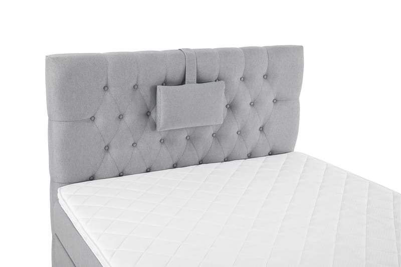 Lucky Komplett Sängpaket 120x200 Skum Diamant - Nackkudde Liten Mellangrå - Products - Möbler - Säng - Enkelsäng