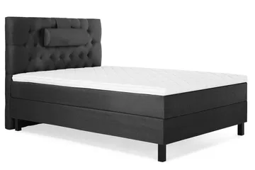 Lucky Komplett Sängpaket 120x200 Skum Diamant - Nackkudde Stor Svart/Grå - Products - Möbler - Säng - Enkelsäng