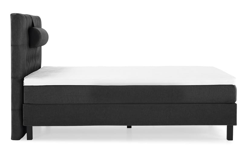 Lucky Komplett Sängpaket 120x200 Skum Diamant - Nackkudde Stor Svart/Grå - Products - Möbler - Säng - Enkelsäng