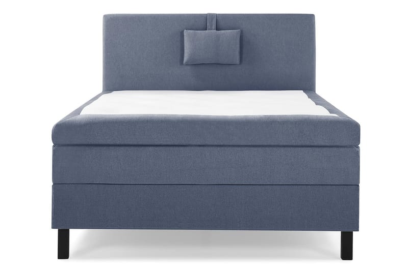Lucky Komplett Sängpaket 120x200 Polyeter Slät Sänggavel - Nackkudde Liten Mörkblå - Products - Möbler - Säng - Enkelsäng