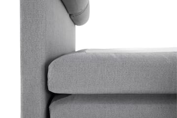 Lucky Komplett Sängpaket 140x200 Latex Slät Sänggavel  Na - Nackkudde Stor Mellangrå - Products - Möbler - Säng - Kontinentalsäng