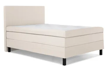Lucky Komplett Sängpaket 140x200 Memory Slät Sänggavel - Beige - Products - Möbler - Säng - Kontinentalsäng