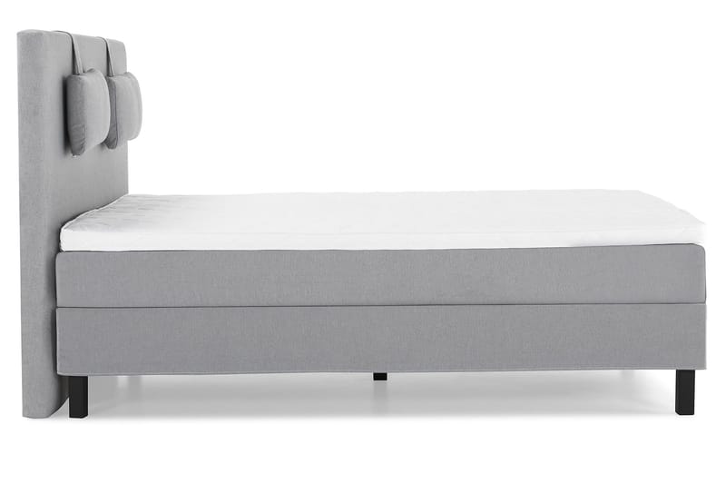 Lucky Komplett Sängpaket 140x200 Skum Slät - Nackkudde Liten Mellangrå - Products - Möbler - Säng - Kontinentalsäng
