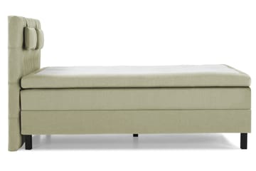 Lucky Komplett Sängpaket 140x200 Polyeter Diamant Sänggavel - Nackkudde Liten Grön - Products - Möbler - Säng - Kontinentalsäng
