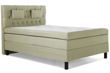 Lucky Komplett Sängpaket 140x200 Polyeter Diamant Sänggavel - Nackkudde Liten Grön - Products - Möbler - Säng - Kontinentalsäng