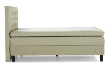 Lucky Komplett Sängpaket 140x200 Polyeter Diamant Sänggavel - Grön - Products - Möbler - Säng - Kontinentalsäng