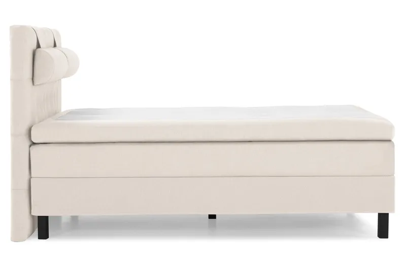 Lucky Komplett Sängpaket 140x200 Polyeter Diamant Sänggavel - Nackkudde Stor Beige - Products - Möbler - Säng - Kontinentalsäng