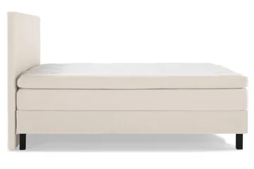 Lucky Komplett Sängpaket 150x200 Polyeter Slät Sänggavel - Beige - Products - Möbler - Säng - Kontinentalsäng