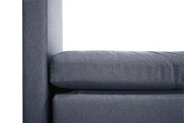 Lucky Komplett Sängpaket 160x200 Memory Slät Sänggavel - Mörkblå - Products - Möbler - Säng - Kontinentalsäng