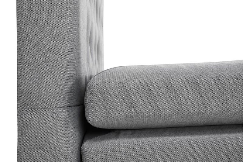 Lucky Komplett Sängpaket 180x200 Latex Diamant Sänggavel - Nackkudde Liten Mellangrå - Products - Möbler - Säng - Kontinentalsäng