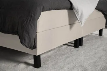 Lucky Komplett Sängpaket 180x200 Memory Slät Sänggavel - Nackkudde Stor Beige - Products - Möbler - Säng - Kontinentalsäng