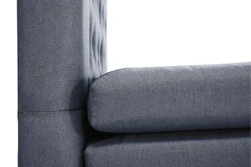 Lucky Komplett Sängpaket 180x200 Polyeter Diamant Sänggavel - Nackkudde Stor Mörkblå - Products - Möbler - Säng - Kontinentalsäng