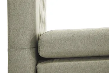 Lucky Komplett Sängpaket 180x200 Polyeter Diamant Sänggavel - Grön - Products - Möbler - Säng - Kontinentalsäng