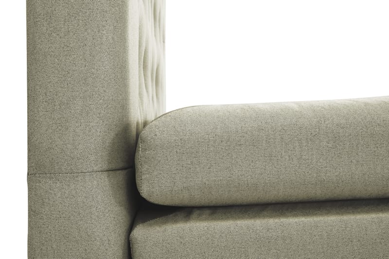 Lucky Komplett Sängpaket 180x200 Polyeter Diamant Sänggavel - Grön - Products - Möbler - Säng - Kontinentalsäng