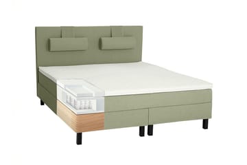 Lucky Kontinentalsäng 120x200Latex  Grön - Grön - Products - Möbler - Säng - Enkelsäng
