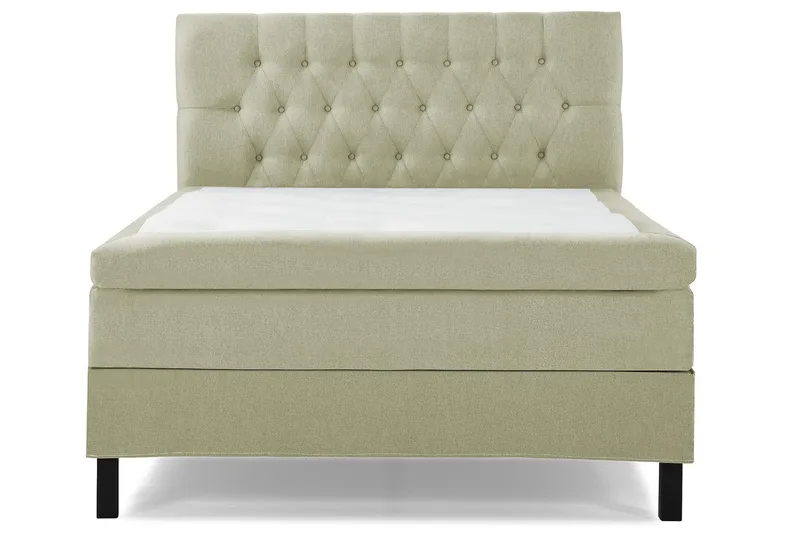 Lucky Kontinentalsäng 140x200Polyeter - Grön - Products - Möbler - Säng - Kontinentalsäng