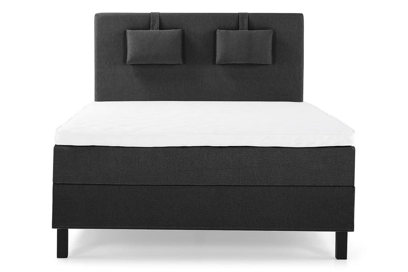 Lucky Kontinentalsäng 140x200Skum - Svart/Grå - Products - Möbler - Säng - Kontinentalsäng