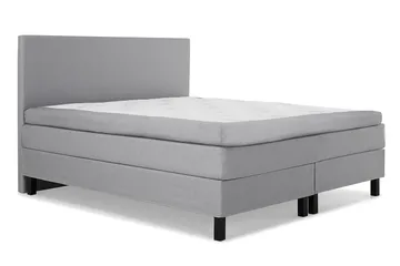 Lucky Kontinentalsäng 160x200Polyeter - Ljusgrå - Products - Möbler - Säng - Kontinentalsäng