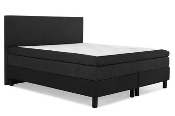 Lucky Kontinentalsäng 180x200Latex - Svart/Grå/PU - Products - Möbler - Säng - Kontinentalsäng
