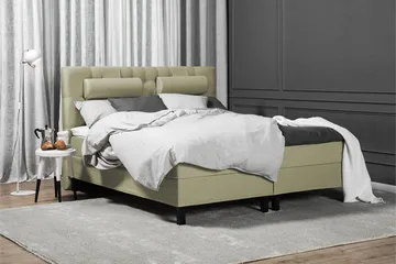 Lucky Kontinentalsäng 180x200Latexmadrass - Grön - Products - Möbler - Säng - Kontinentalsäng