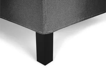Lucky Kontinentalsäng 180x200Polyeter - Svart/Grå - Products - Möbler - Säng - Kontinentalsäng
