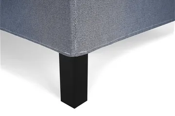 Lucky Sängpaket 140x200 SkumDiamant Sänggavel  Mörkblå - Mörkblå - Products - Möbler - Säng - Kontinentalsäng