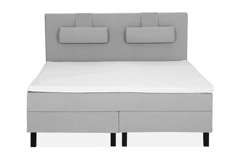 Lucky Sängpaket 150x200 SkumSlät Sänggavel - Grå - Products - Möbler - Säng - Kontinentalsäng