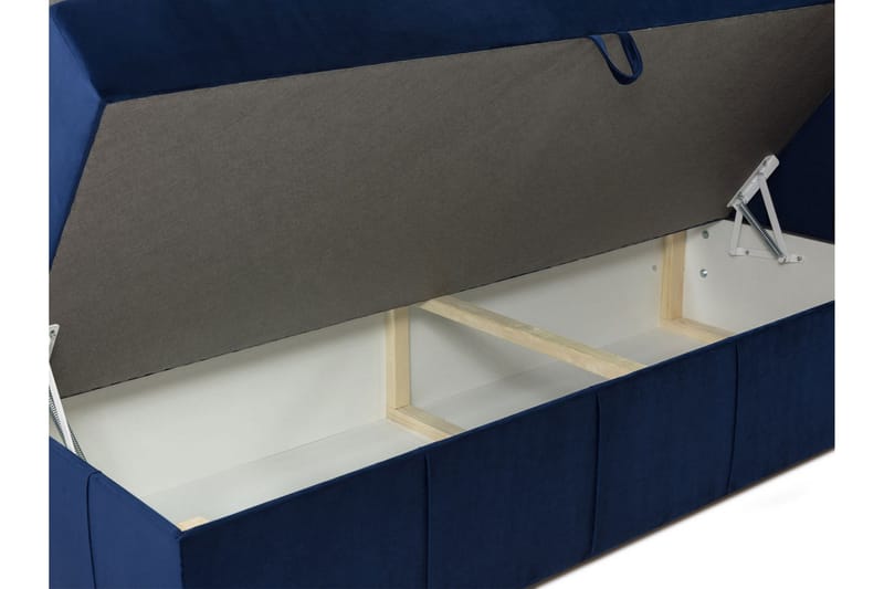 Lyckorna Kontinentalsäng 200x200 cm - Grå - Products - Möbler - Säng - Säng med förvaring