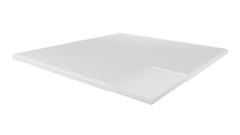 HVILA Foam bäddmadrass i Polyeterskum 160x200 cm – 7 cm Mjuk/Medium, Tvättbar Klädsel - Products - Möbler - Säng - Madrass - Bäddmadrass