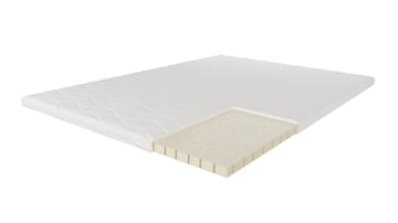 HVILA Punktelastisk Latex Bäddmadrass 120x200 cm – 7 cm Medium/Fast med Tvättbar Klädsel - Products - Möbler - Säng - Madrass - Bäddmadrass