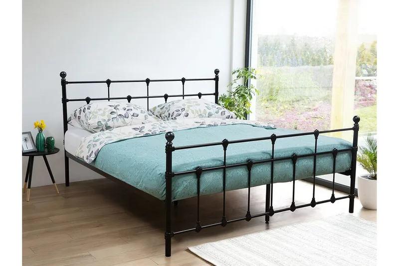 Mayford Sängram 140x200 cm - Svart - Products - Möbler - Säng - Sängram & sängstomme