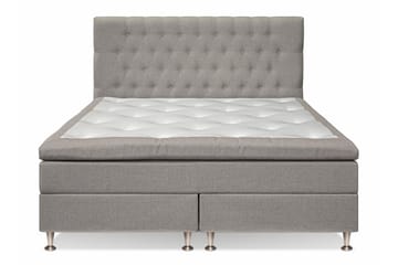 Meja Kontinentalsäng 160x200 - Ljusbrun - Products - Möbler - Säng - Kontinentalsäng