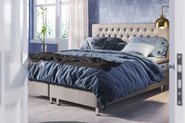 Meja Sängpaket 180x200 - Ljusgrå - Products - Möbler - Säng - Kontinentalsäng